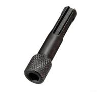 Adattatore magnetico per cacciavite SDS con codolo esagonale, 6,35 mm, 60 x 10 mm, in acciaio al cromo vanadio, per utensili esagonali con opzione zigrinatura, 2 pezzi (con zigrinatura)
