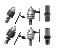 Adattatore magnetico per mandrino per trapano con asta ad angolo retto da 19 mm, progettato per connessione con gambo Weldon a filettatura conica B16, supporta più opzioni di serraggio del mandrino (1