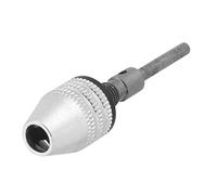 Adattatore mandrino autoserrante senza chiave da 0,3-3,4 mm, attrezzo di conversione adattatore cambio rapido con gambo tondo da 2,35 mm, per mini trapano elettrico smerigliatrice elettrica