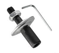 Adattatore mandrino per smerigliatrice da banco, mano sinistra o destra, compatibile con utensili motore per albero di rettifica e lucidatura, struttura in acciaio con B anodizzato (destra-8 mm)