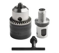 Adattatore mandrino per trapano da 3/4" a cono B16 con filettatura 1/2-20UNF, set da 3 pezzi per utensili Weldon e General Shank Tools, include chiave inglese e 1,5-(A)