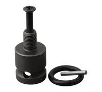 Adattatore mandrino trapano con vite per conversione 1/2-20UNF 3/8-24UNF, connettore per trapano elettrico in acciaio legato compatibile con chiave, grigio (B)