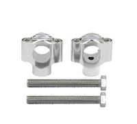 Adattatore manubrio rialzato per barra Riser | Moto Scuola 22mm 25mm Morsetti per barra Riser per manubrio Riser per osso di cane lancia universale per Bobber per Chopper