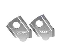 Adattatore Manubrio Riser Manubrio Per Moto Per NT1100 2023, Adattatore Di Estensione Per Morsetto Di Rialzo Manubrio, Staffa Di Rialzo Posteriore Morsetto Manubrio(Argento)
