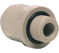 Adattatore Maschio Dritto Pushfit 3/8" x 3/8" BSP John Guest