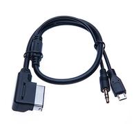 Adattatore Micro USB Music Interface AMI MDI AUX 3.5 mm | Compatibile con Samsung Galaxy, HTC One, Huawei, Sony Xperia, Lumia, LG, MP3 Android Adattatore Audio per Auto, Automobile, Car, Cars