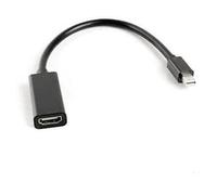 Lanberg Adattatore Mini DisplayPort 1.2 (AD-0005-BK) a HDMI 1.3B maschio/femmina – Cavo 20 cm Nero