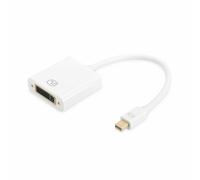 Adattatore Mini DisplayPort con DVI Digitus AK-340406-001-W Bianco Nero