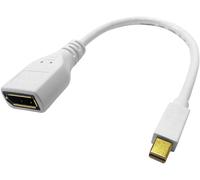 Roline Adattatore DisplayPort 12033163 Presa DP femmina su Mini DP maschio Bianco