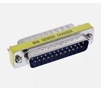 Adattatore Mini Gender Changer D-Sub 25 Maschio - Maschio