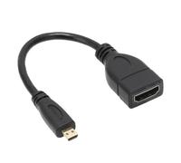 Adattatore mini HDMI a HDMI, design corto e angolare, elevata resistenza e buona robustezza, leggero, portatile e facile da trasportare, buona