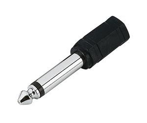 Adattatore mini-jack mono femmina da 3,5 mm a jack mono da 6,3 mm