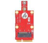 Adattatore Mini PCIe M.2, 3042/3052 M.2 Key B a scheda Mini PCI-E Convertitore di schede di rete wireless, supporto connettore push per scheda SIM, per laptop/desktop/PC