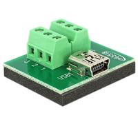 Delock Adattatore Mini USB Femmina Terminal Block 6 pin