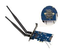 Adattatore MiniCard MiniPCIe O USB Verso PCIe O USB DUAL BAND 2.4 5GHz + SIM
