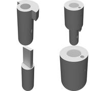Adattatore Mixer per Kenwood Chef Major a KitchenAid Bassa Velocità Kit 3D