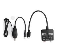 Adattatore Modulatore Video, ABS TVLINK + IOBOX Modulatore Video IOB66 Kit Cavi di Collegamento Decoder Indicatore Segnale TV Via Cavo Modulazione Video