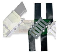 Adattatore Molle da Cintura a 40° for Portacaricatore Singolo o Doppio | Singolo o Doppio, Adattatore MOLLE da Cintura a 40° for Portacaricatore in Nylon Composito Tagliato al Laser