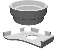 Adattatore Monoculare per Samsung Galaxy S6 Custodia iLuv Supporto Camera 3D