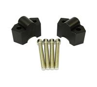 Adattatore Montaggio Morsetto Manubrio Per Kawasaki Per Z250 Per Z300 Per Z800 2013 2014 2015 2016 2017 2018 Motocicletta 22mm 7/8" Manubrio Riser Bar Up 30mm Staffa Kit(Black)
