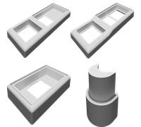 Adattatore Montaggio Philips Hue Dimmer per Interruttore Gira Stampato 3D