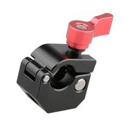 Adattatore Morsetto A Canna Singola Standard Da 15 Mm Con 1/4 Pollici-20 3/8 Pollici-16 Per Montaggio Lampeggiante/video Luce/monitor/microfoni Per Studi Fotografia