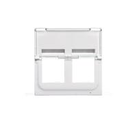 Adattatore MOSAICO doppia spina KEYSTONE bianco 078610