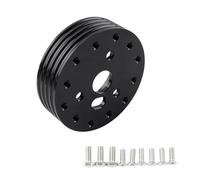 Adattatore Mozzo Del Volante Adattatore Per Mozzo Volante Da 0,5" A 1", 70 Mm, 5/6 Fori, Per Distanziale Di Conversione Grant A 3 Fori JHVVBFWF(1inch Black)