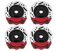 Adattatore Mozzo Esagonale Ruota Alu 4Pezzi 12mm Per Tamiya Per TT02 1/10RC | Accessori per auto RC, adattatori per mozzi esagonali metallo decorazione del disco freno migliorano Ricambi
