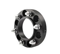 Adattatore mozzo in Alluminio Nero per Mitsubishi Pajero PCD 6x139.7 CB 67.1 M12X1.5, 2 Pezzi (Nero 30mm 2PC)