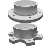 Adattatore Mozzo Volante per Logitech G920 Base Racing Montaggio Diretto 70mm