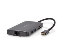 Nedis CCBW64240AT02 station d'accueil USB 3.2 Gen 1 (3.1 Gen 1) Type-C Anthracite