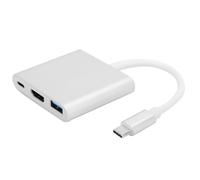 Adattatore multifunzionale da USB C a HDMI, convertitore multiporta da tipo C a HDMI con ricarica e trasferimento dati, buona qualità, buona