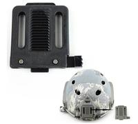 Adattatore Multifunzione ABS For Casco FAST - Supporto For Accessorio Tattico NVG/fotocamera/luce Da 5,2 X 5 Cm(Black)