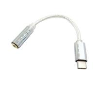 Adattatore multifunzione USB C a 3.5 / 2.5 / 4.4 mm da donna adattatore di riduzione del rumore adattatore per cuffie accessori per cuffie cavo per cuffie