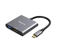 Adattatore multiporta da USB C a HDMI hub di tipo C da Thunderbolt 3 a HDMI 4K Uscita USB 3.0 e porta di ricarica USBC adattatore multiporta AV digitale USBC per MacBook MacBook Pro Air Galaxy S8 S9