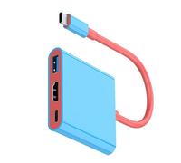 Adattatore multiporta di tipo C con trasmissione video 4K60hz PD100W e porta USB 3.0 per connessione senza interruzioni del dispositivo Home Entertainment