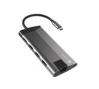 ADATTATORE MULTIPORTA FOWLER PLUS USB-C-HUB USB 3.0 3X NMP-1690