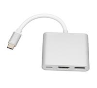 Adattatore multiporta HDMI per display Ultra HD, convertitore da USB-C a HDMI4K con USB3.0 e ricarica PD per laptop e dispositivi di ultima
