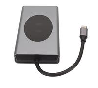 Adattatore Multiporta Hub di Tipo C, Interfaccia VGA Uscita 4K Docking Station 14 in 1 5 Porte USB 3.0 per Computer con Canale di Tipo C