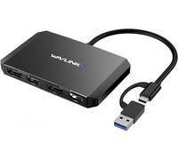 Adattatore Multiporta USB 3.0 C DP/HDMI Dual Display 5K/4K@60Hz Per PC Nero