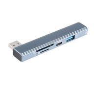 Adattatore multiporta USB C 4 in 1 con porta USB 3.0 e adattatore lettore di schede USB 2.0 per dispositivi portatili USB C