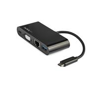 StarTech.com Adattatore Multiporta USB-C a VGA - Ricarica via Power Delivery (60W) - USB 3.0 - Gbe - Adattatore USB-C per Mac,