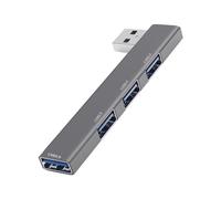 Adattatore multiporta USB portatile, espansore adattatore | Hub USB 3.0, prolunga USB a 4 porte, adattatore multiporta splitter USB da 5 Gbps, hub USB per PC, laptop, flash drive e tastiera