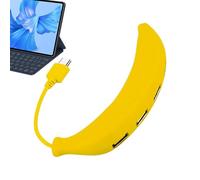 Adattatore multiporta USB - Splitter hub a 4 porte a forma di banana | trasferimento ad alta velocità 480 Mbps, connettore di tipo C, espansore USB per PC portatile | Connect Drive Camera Stampant