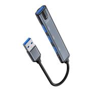 Adattatore multiporta USB3.0 2.0 con 4 porte per connessione simultanea del dispositivo per uso domestico e ufficio efficienza in ufficio