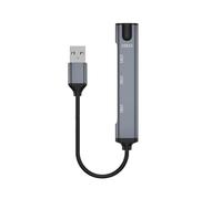 Adattatore multiporta USB3.0 2.0 con 4 porte per connessione simultanea del dispositivo per uso domestico e ufficio