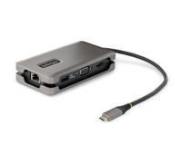 Adattatore Multiporte USB-C StarTech 4K 60Hz VGA 1080p 3 Porte USB Gigabit Ethernet 100W