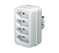 ADATTATORE MULTIPRESA BRENNENSTUHL 1508040, 230 V, Dispositivi con spina Europlug