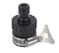 Adattatore multiuso per irrigazione giardino, lavaggio auto e irrigazione, connettore rapido push-to-connect, guarnizione in gomma antiscivolo, clip in acciaio inox, adatto per rubinetti da 14 a 20 mm